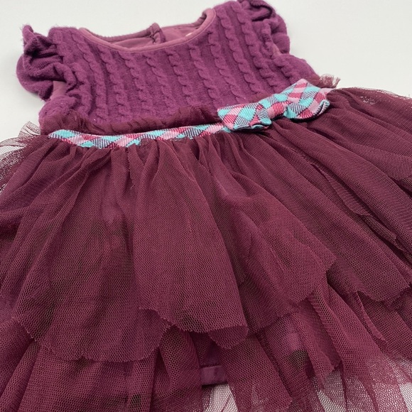 Matilda Jane Burgundy Dress 6-12m - Picture 3 of 6